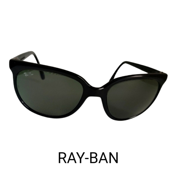 Vintage 80s Ray Ban L0118 France Unisex Cat Sunglasses - Picture 4 of 16